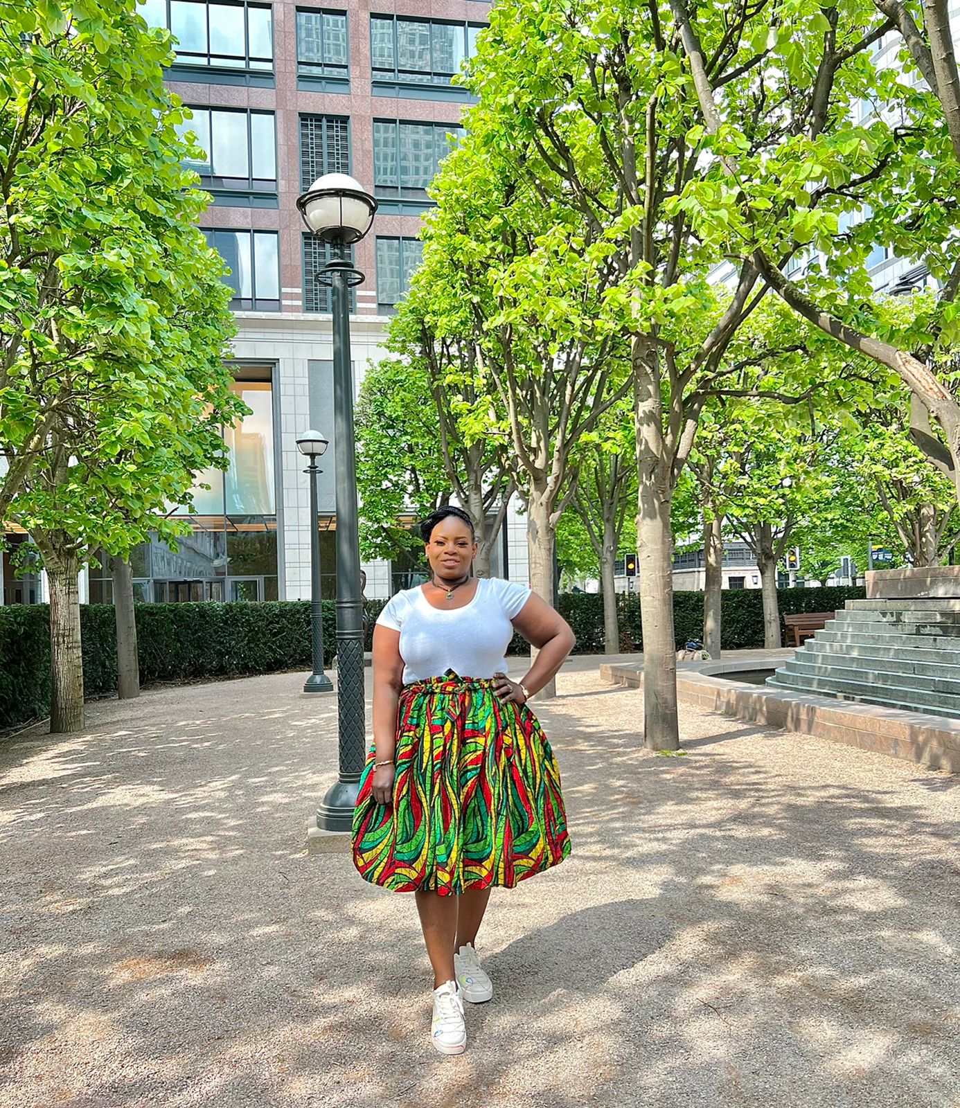 Multicolour Ankara Skirt