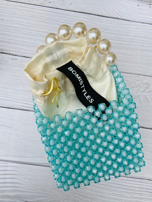 Minty Beads Bag